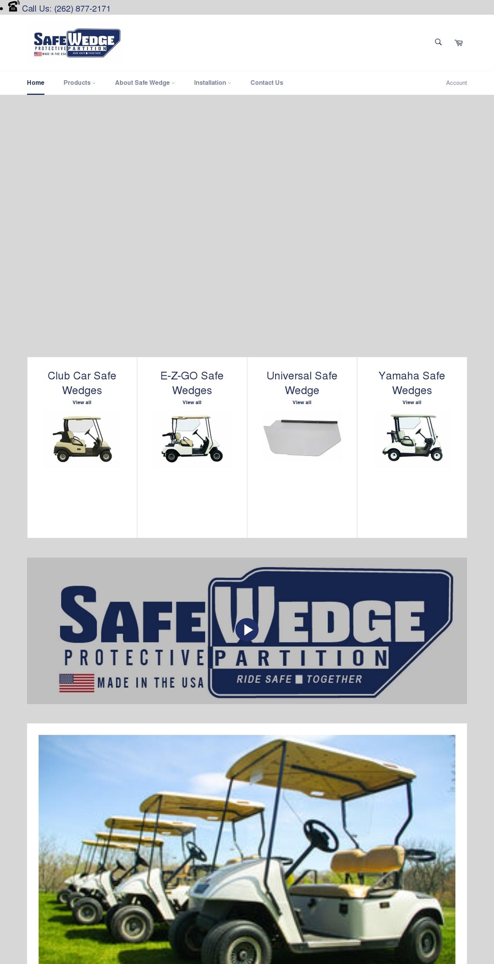 safe-wedge.com shopify website screenshot