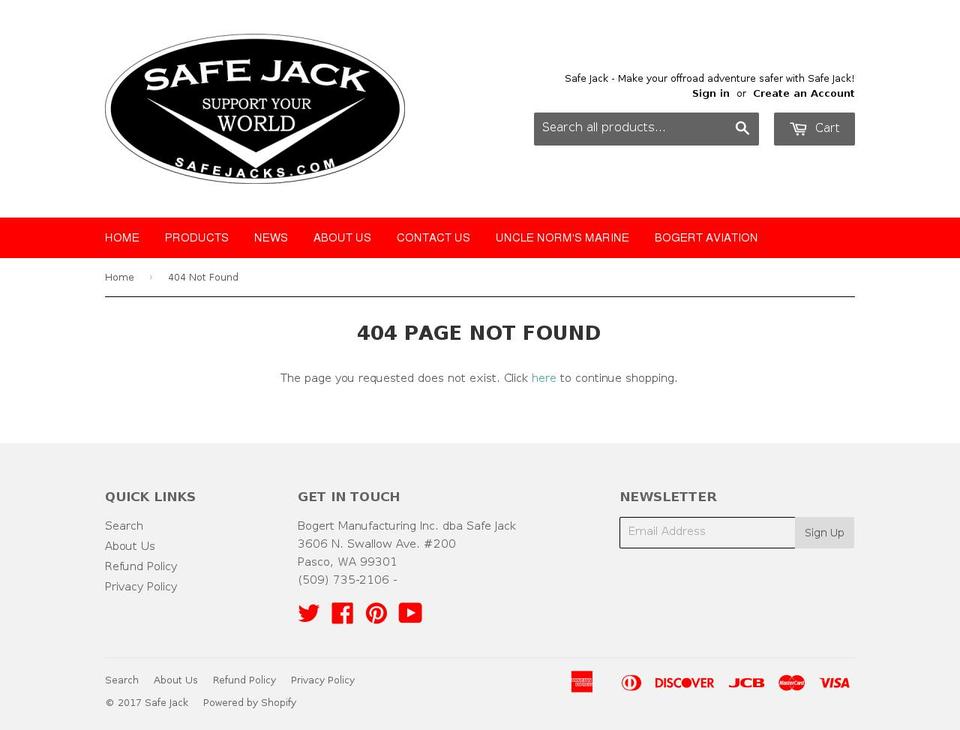 safejackpromos.com shopify website screenshot