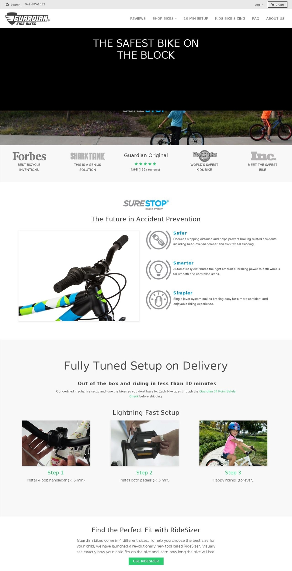 KYLE R2 New Product Pages, Ajax Cart 7-25-2018 Shopify theme site example safestbike.com