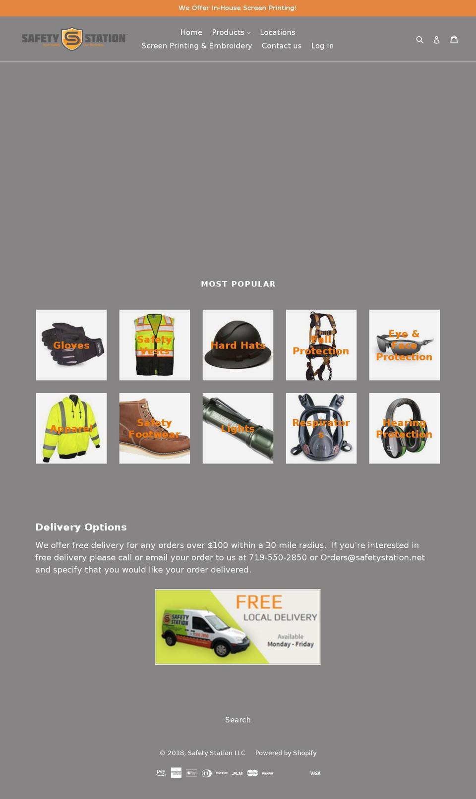 safetystation.net shopify website screenshot