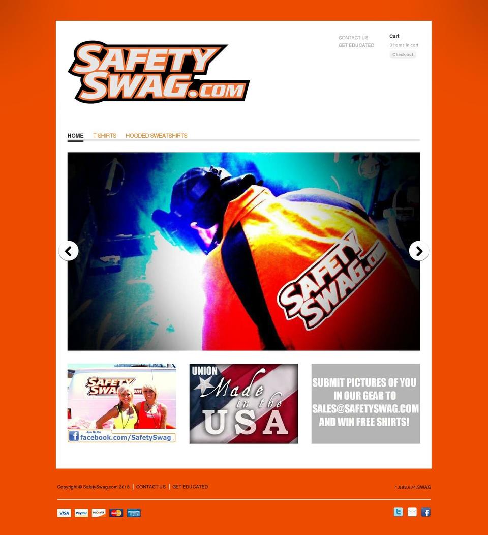 helvetica Shopify theme site example safetyswag.com