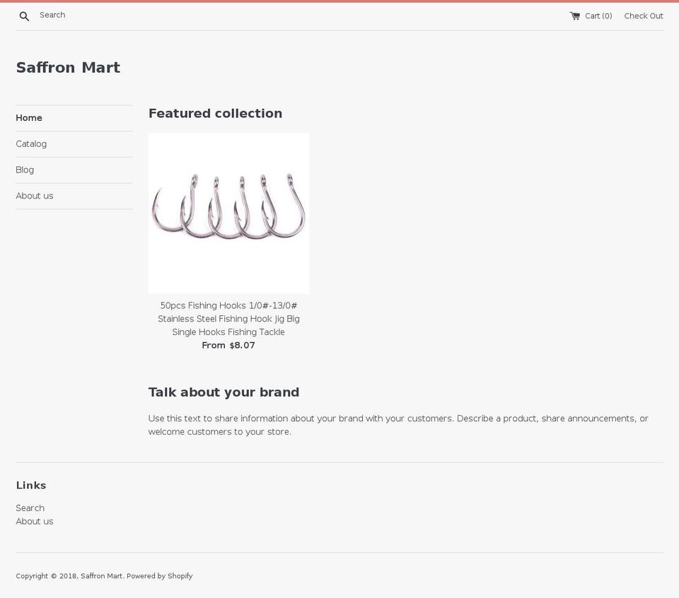 saffronsmart.com shopify website screenshot
