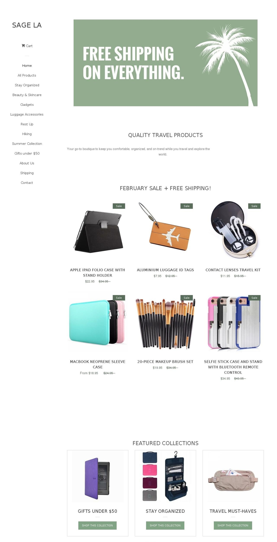sage310.com shopify website screenshot