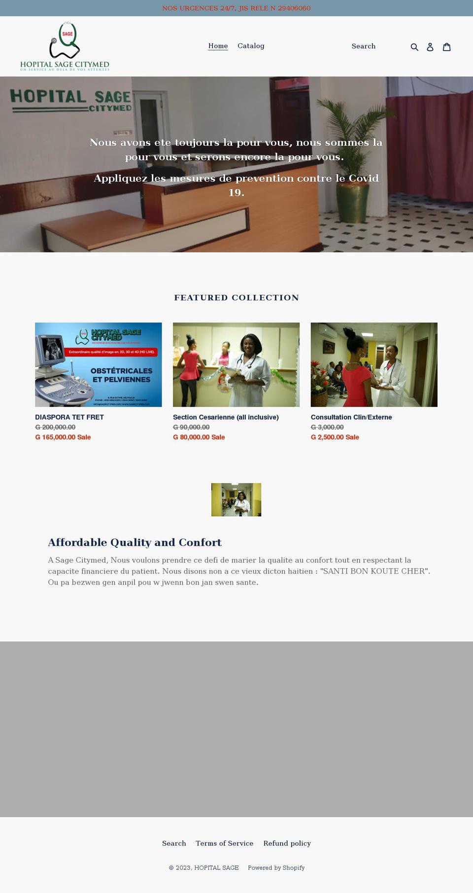 sagecitymed.com — Shopify storefront screenshot