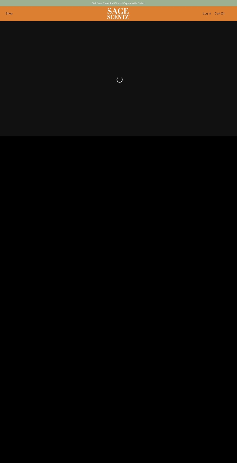 sagescentz.com shopify website screenshot