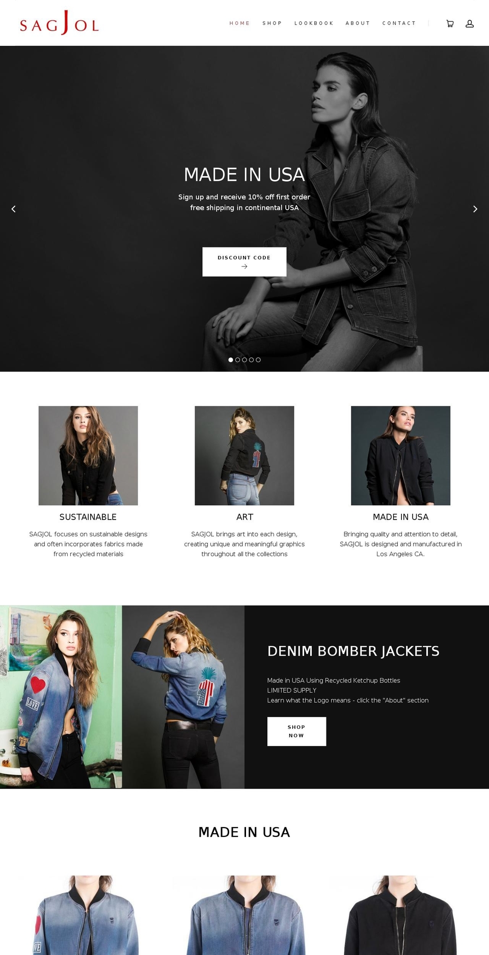 sagjol.com shopify website screenshot