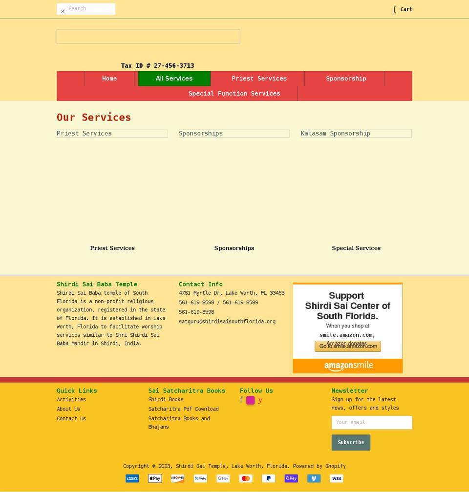 saiganeshupahar.myshopify.com shopify website screenshot