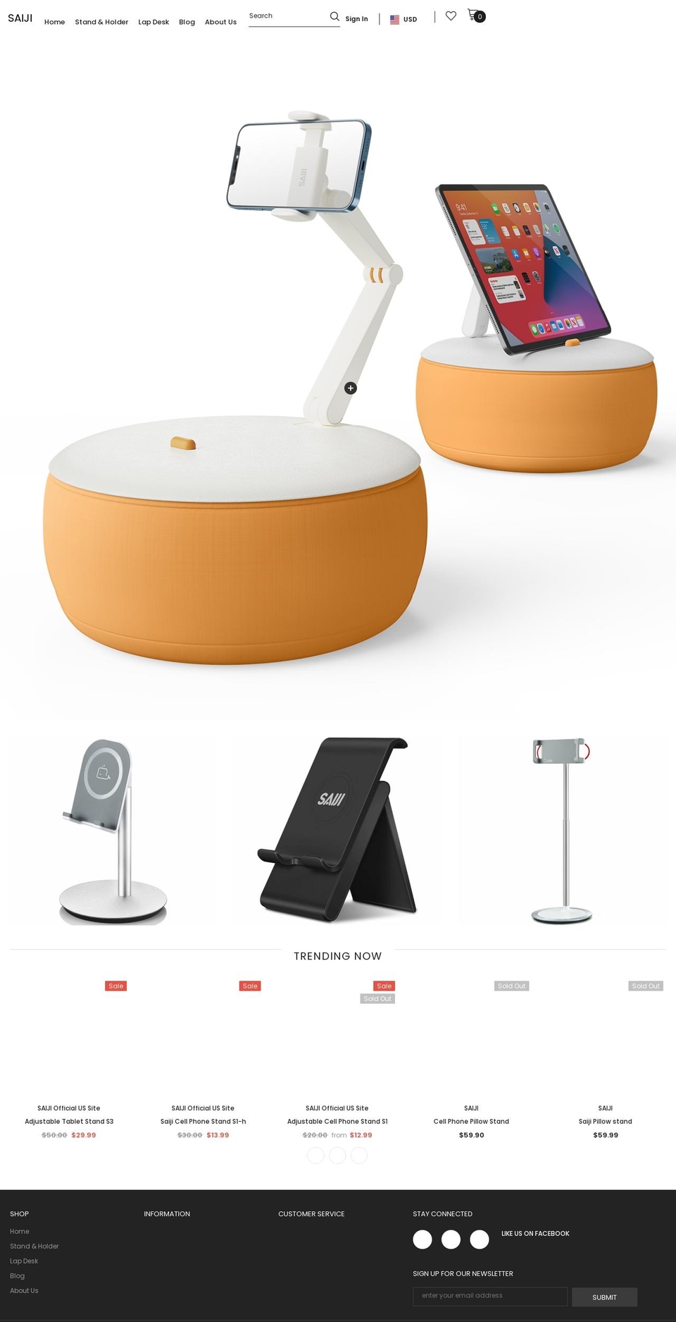 saijitech.com shopify website screenshot