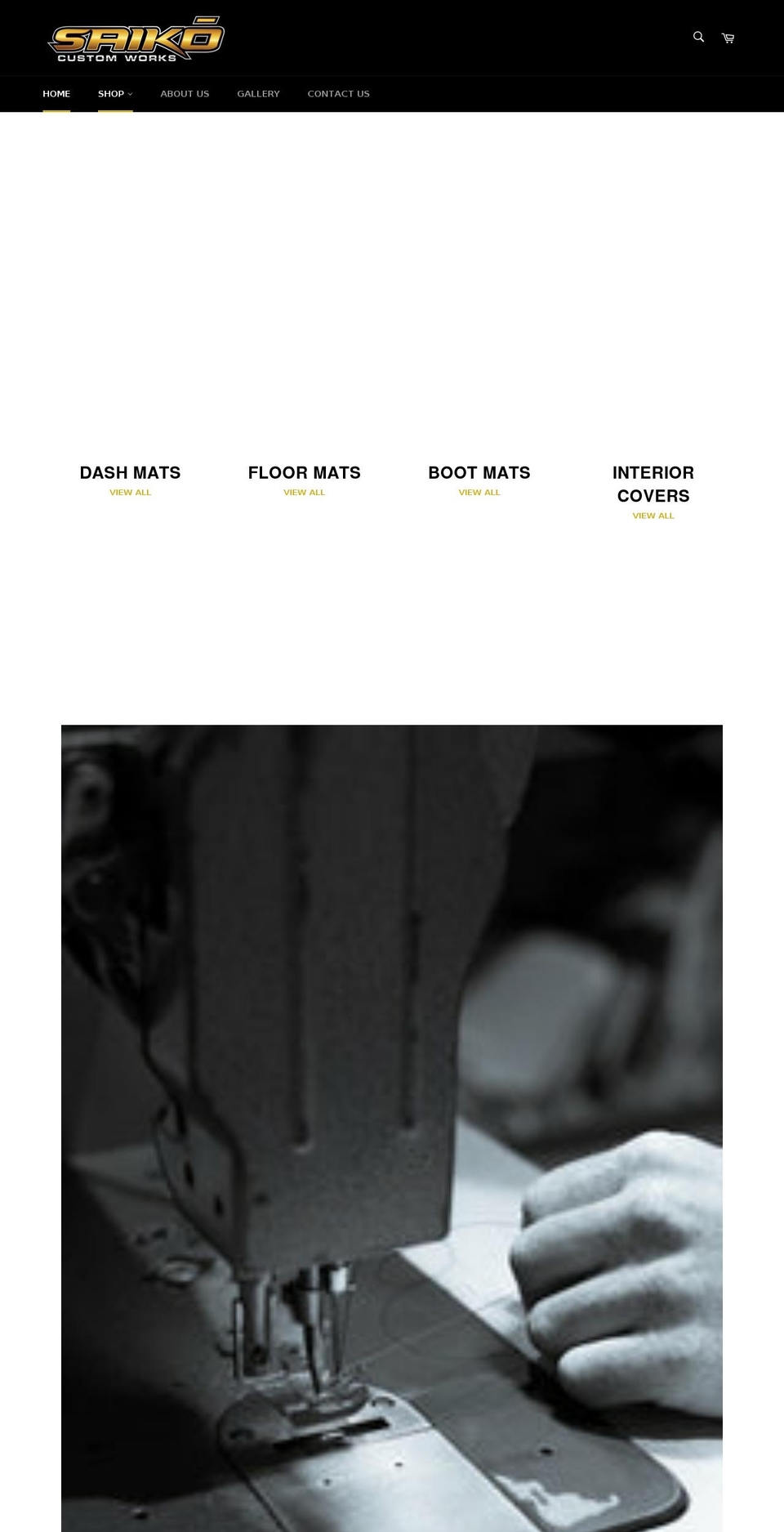 saikocustomworks.com shopify website screenshot