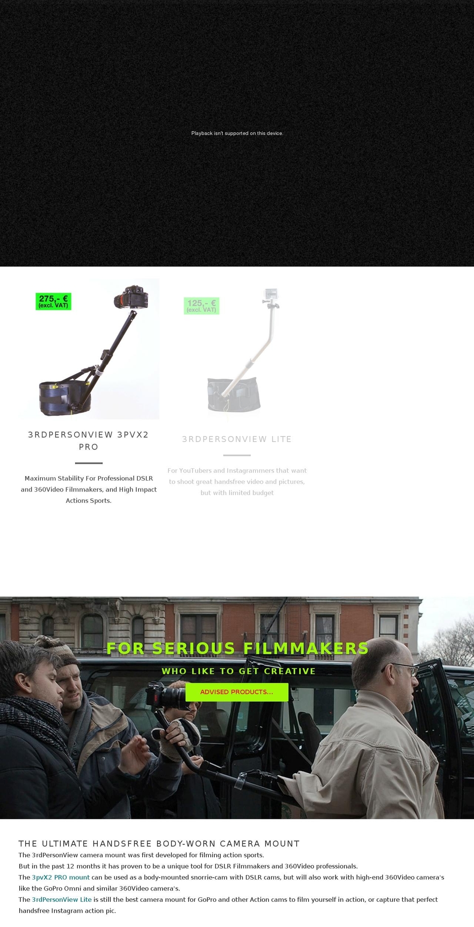 sailsystemsvideo.com shopify website screenshot