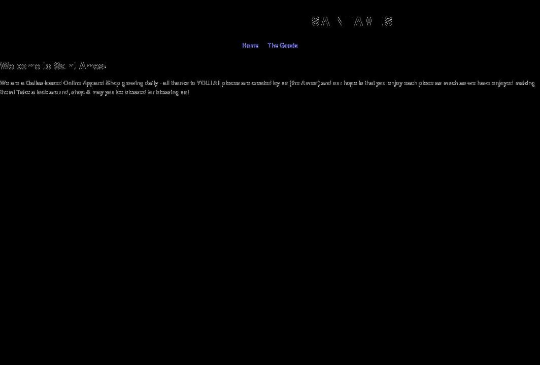 saintames.com shopify website screenshot
