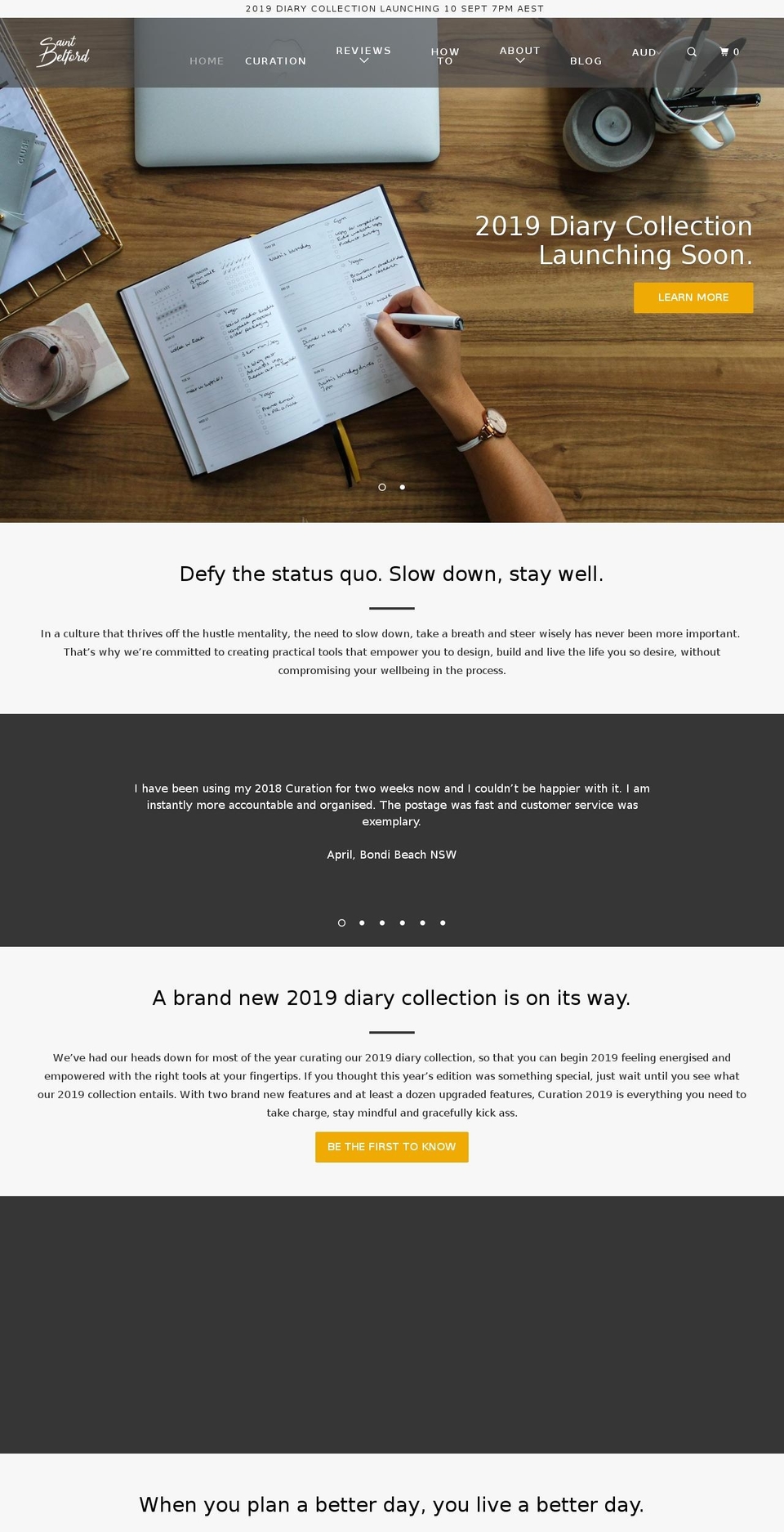 saintbelford.com.au shopify website screenshot