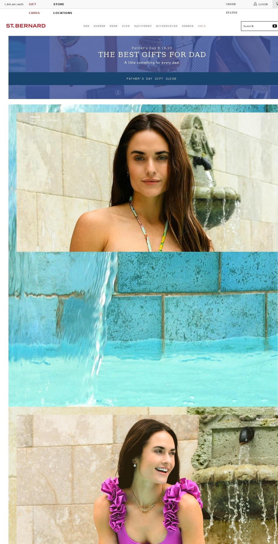 saintbernard.com shopify website screenshot