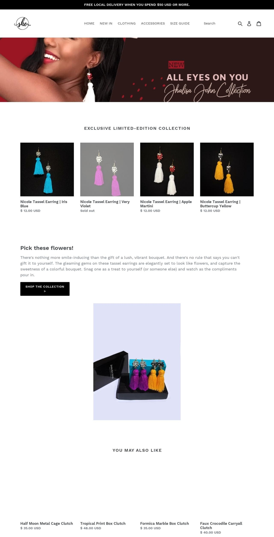 sainthadar.com — Shopify storefront screenshot