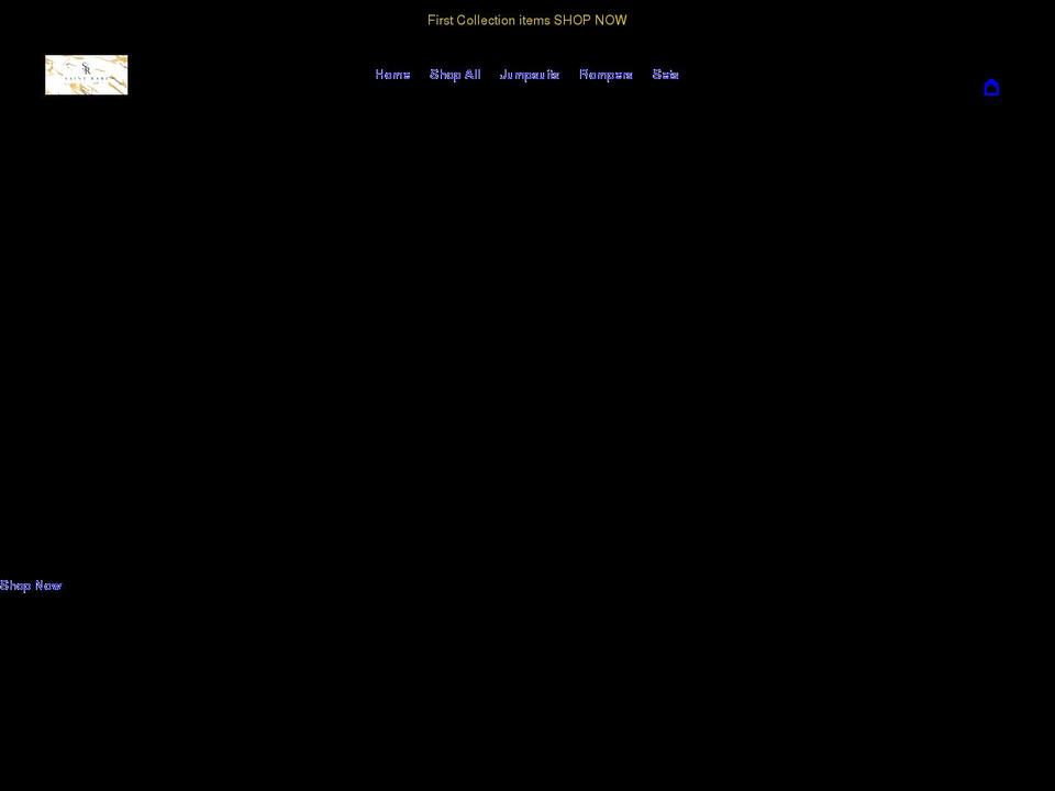 saintrare.com shopify website screenshot