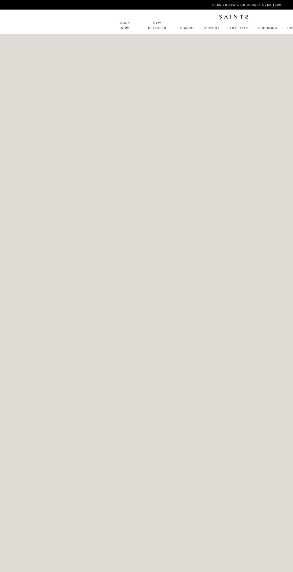 saintsunion.com — Shopify storefront screenshot