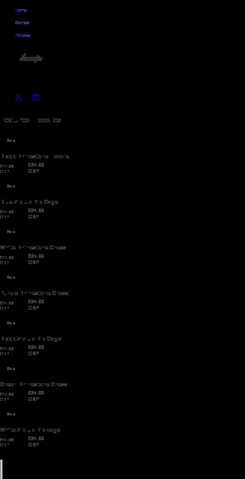 saintzclothing.com shopify website screenshot