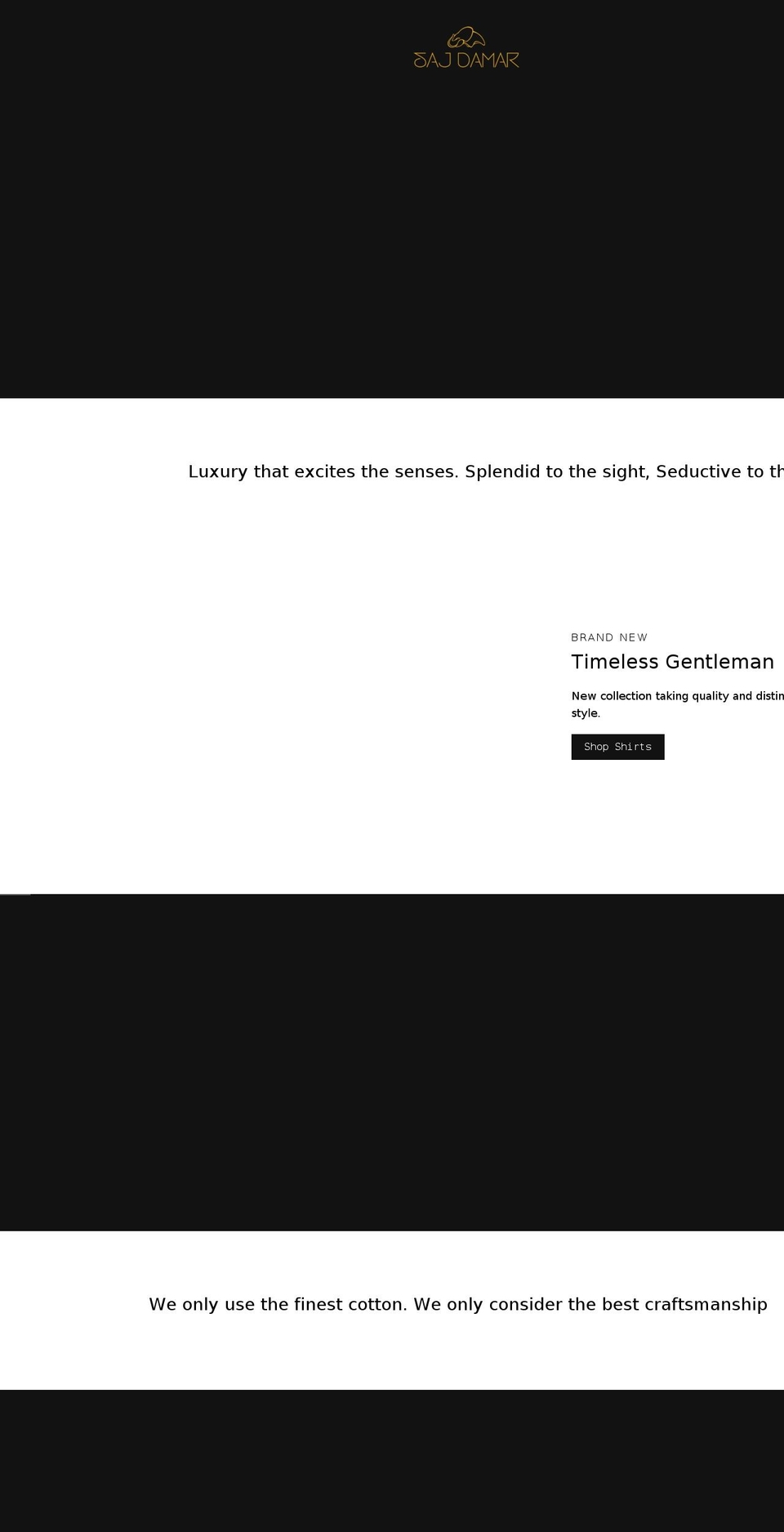sajdamar.com — Shopify storefront screenshot