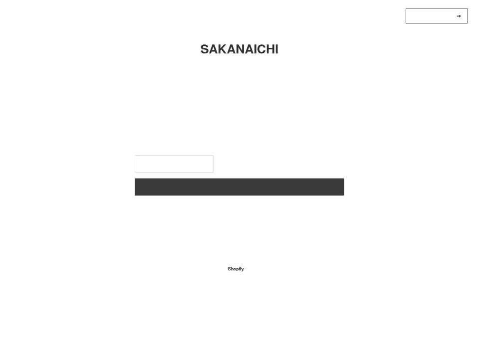 sakanaichi.fish shopify website screenshot