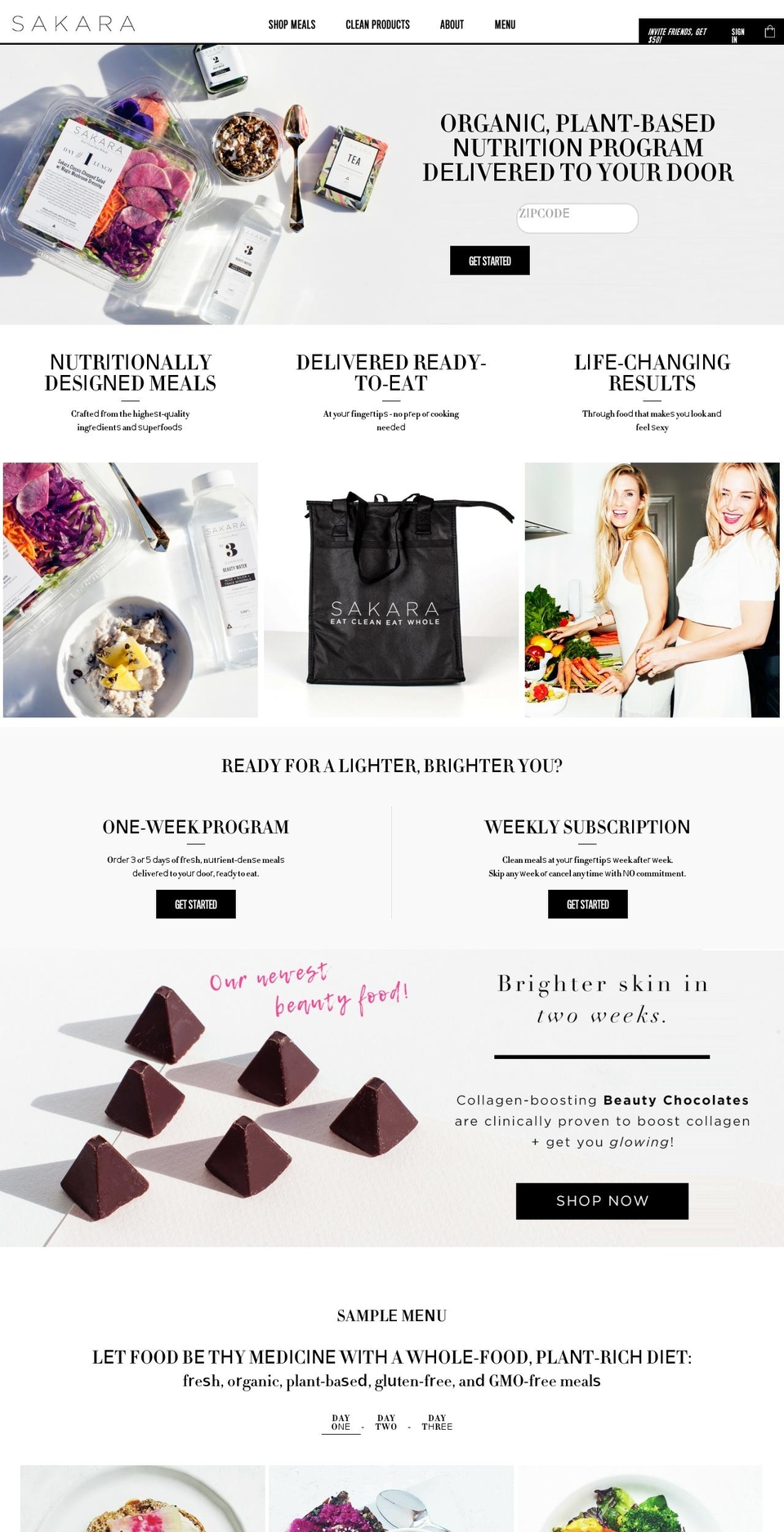 Sakara .. - Shopify theme site example sakaralife.com