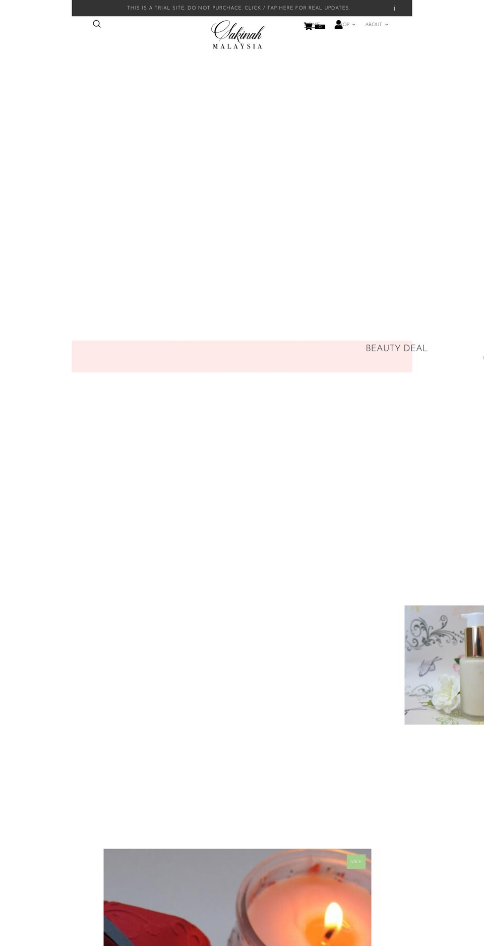 sakinahmalaysia.com — Shopify storefront screenshot