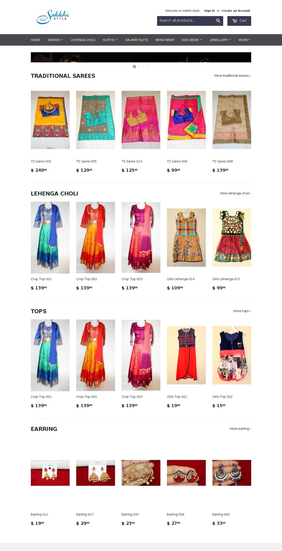 sakkhistyle.com shopify website screenshot