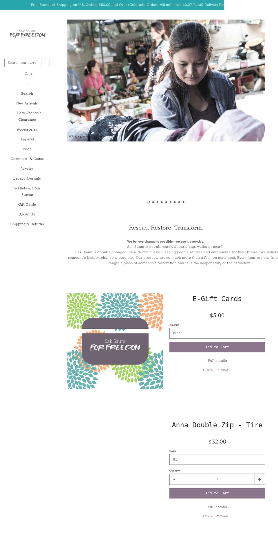 saksaum.myshopify.com shopify website screenshot