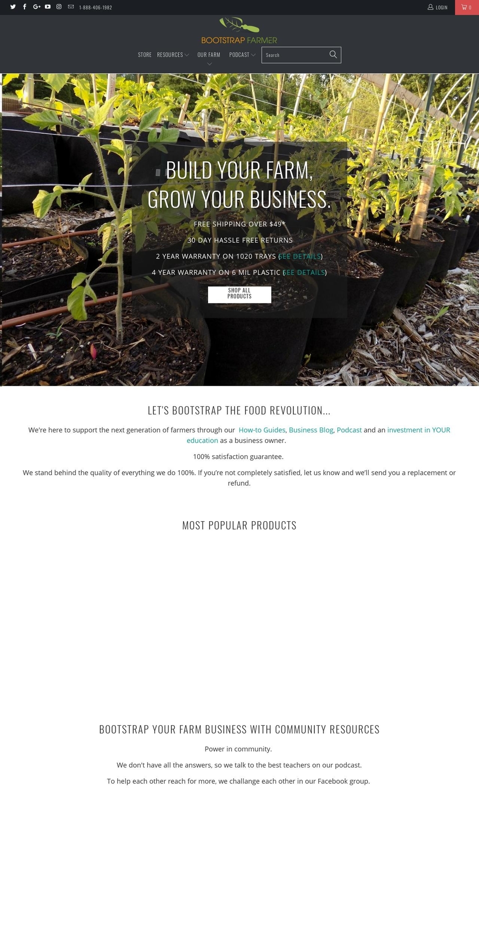 saladpreneurs.com — Shopify storefront screenshot