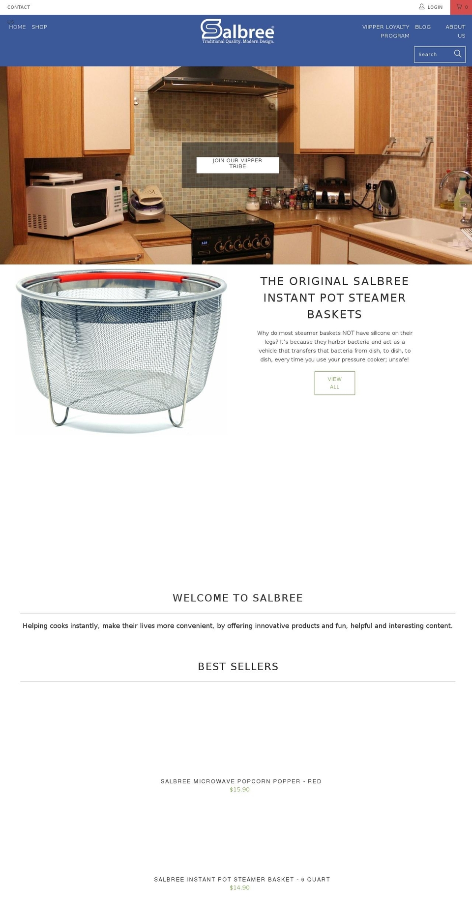 salbree.com shopify website screenshot