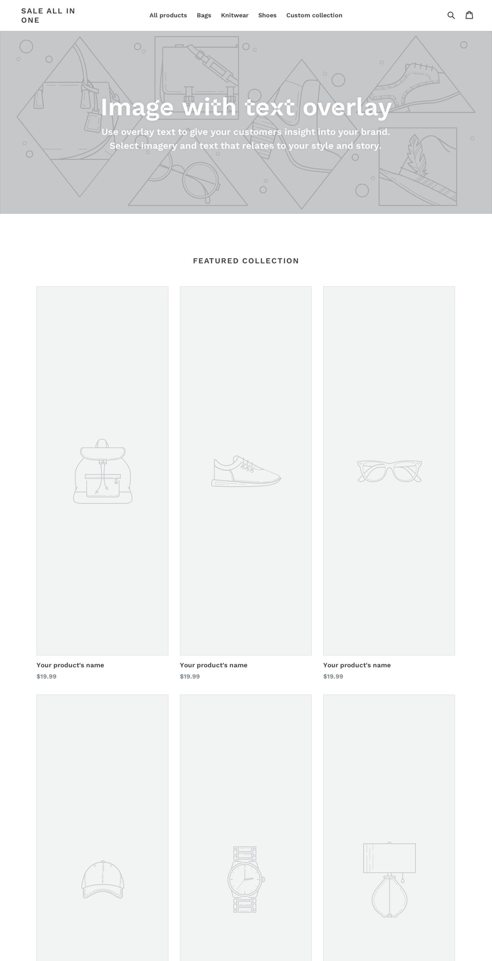 sale-all-in-one.myshopify.com shopify website screenshot