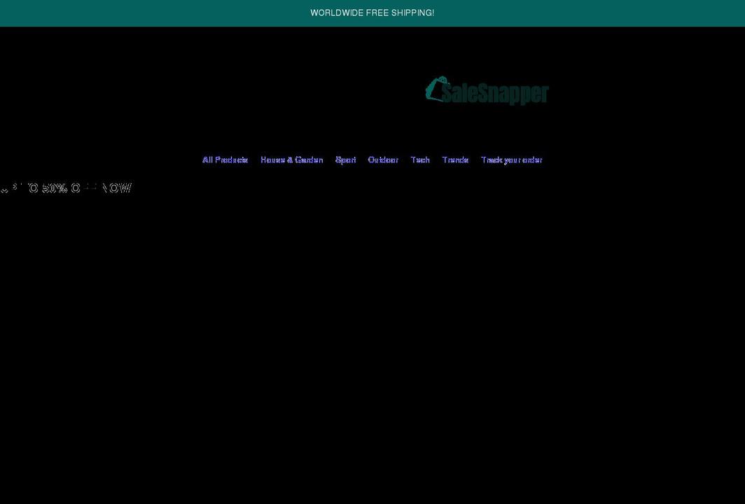 sale-snapper.com shopify website screenshot