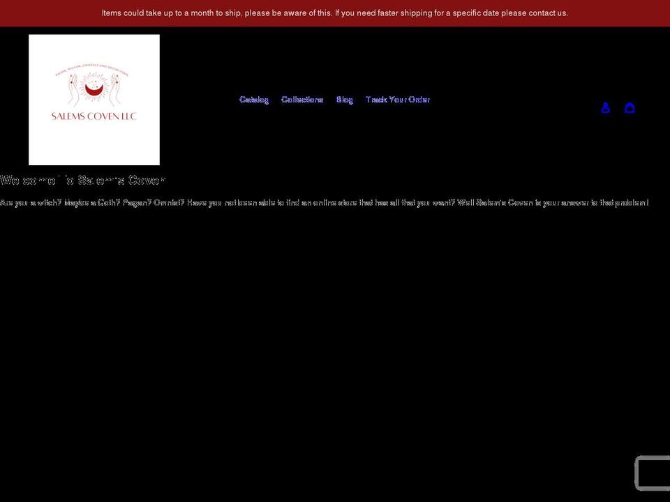 salemscoven.com shopify website screenshot