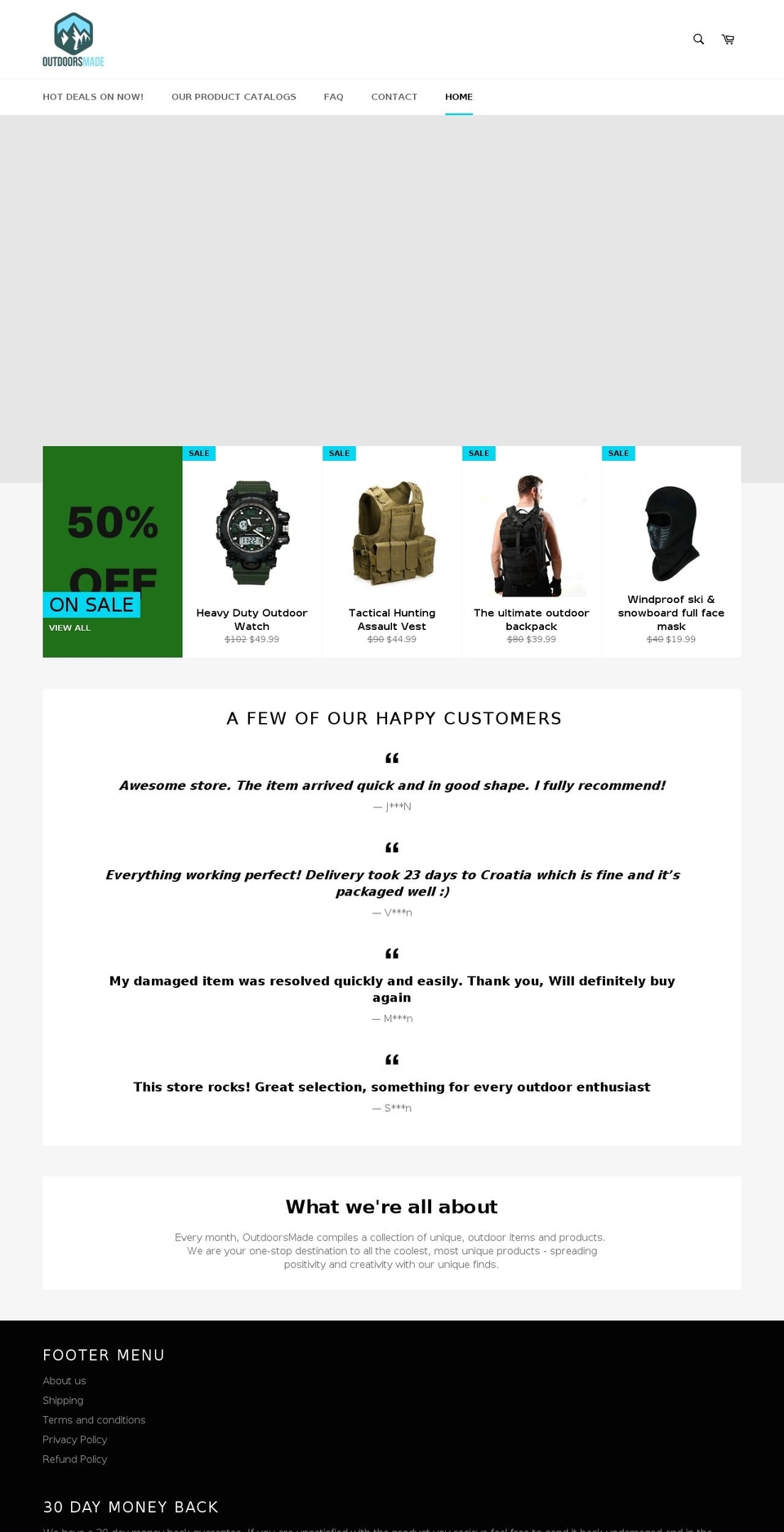salepond.com — Shopify storefront screenshot