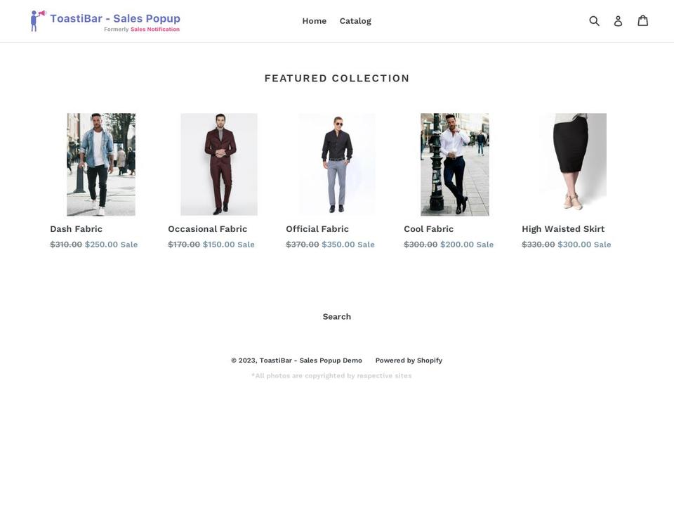 sales-notification-demo.myshopify.com shopify website screenshot