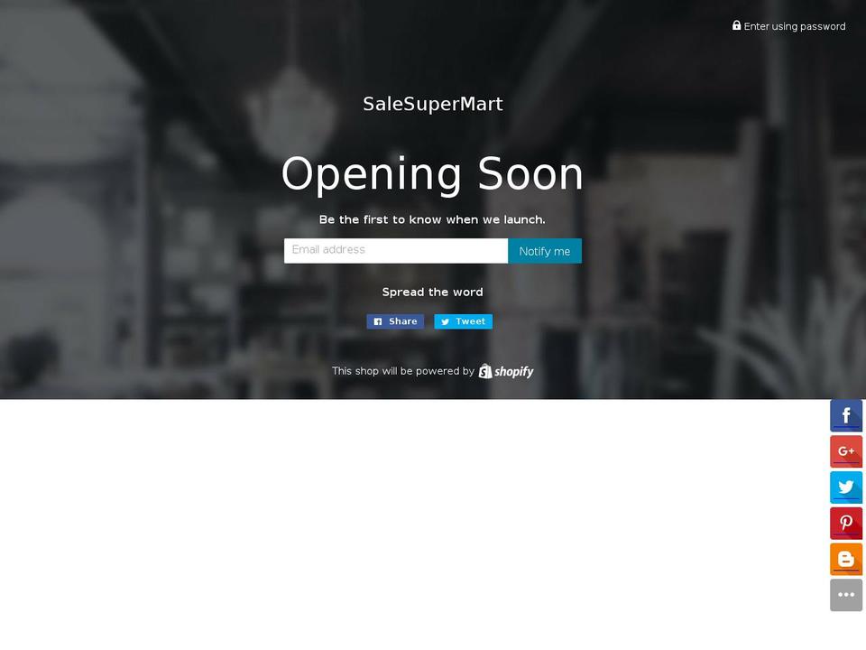 salesupermart.com — Shopify storefront screenshot