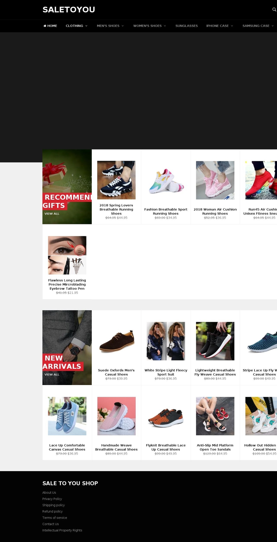 saletoyou.com — Shopify storefront screenshot