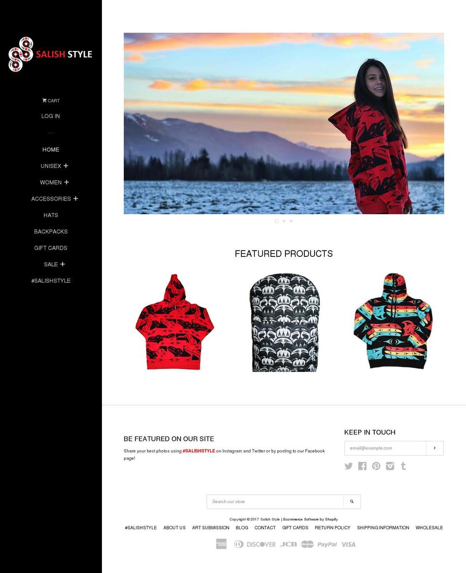 Pop - WH Shopify theme site example salishstyleselect.com