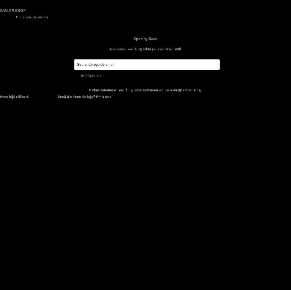 sallenshop.com — Shopify storefront screenshot