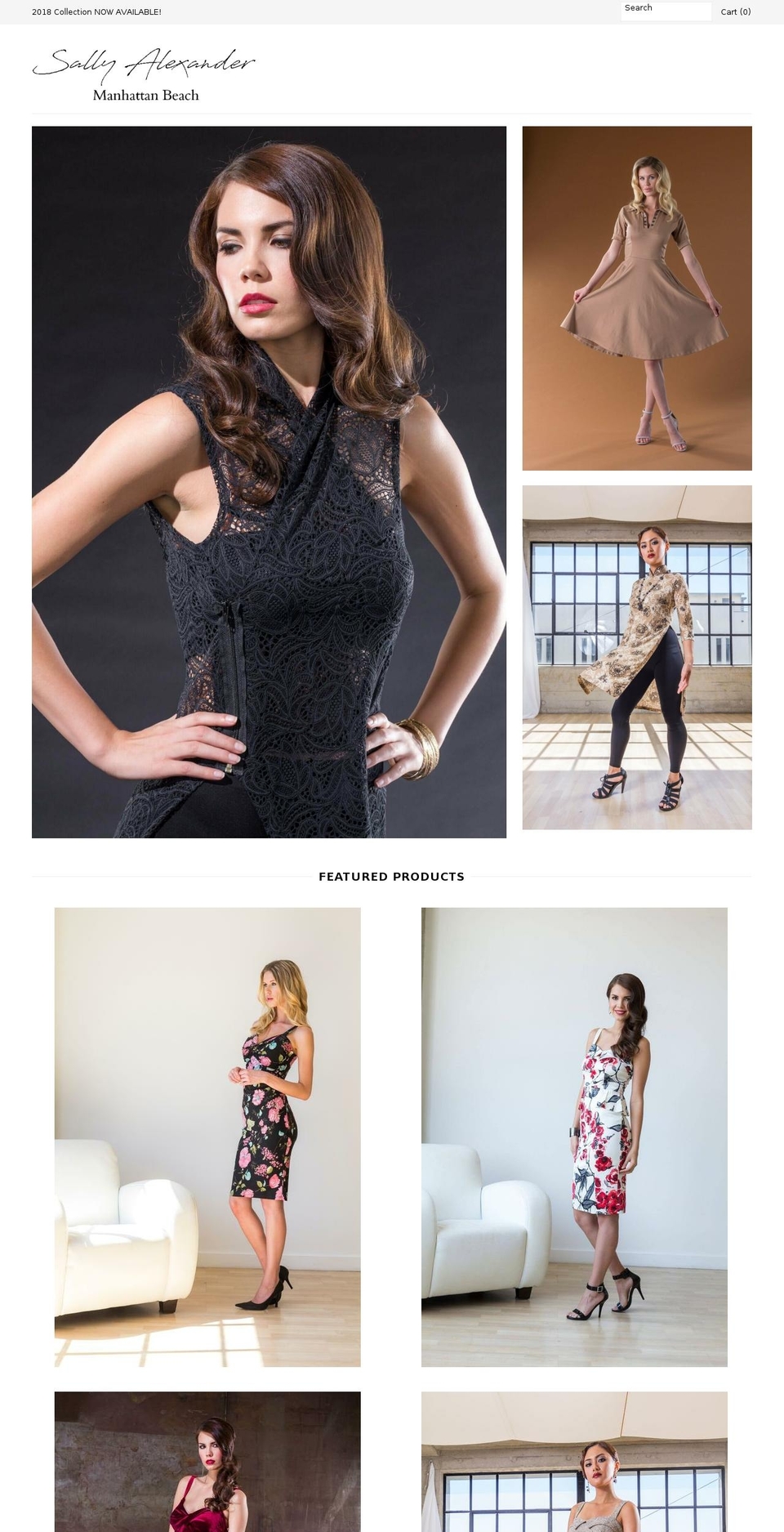 sallyalexanderdesigns.com — Shopify storefront screenshot