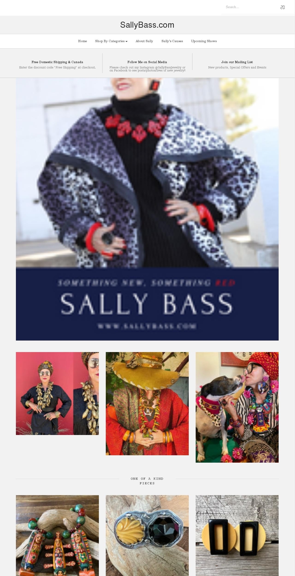 sallybass.com shopify website screenshot