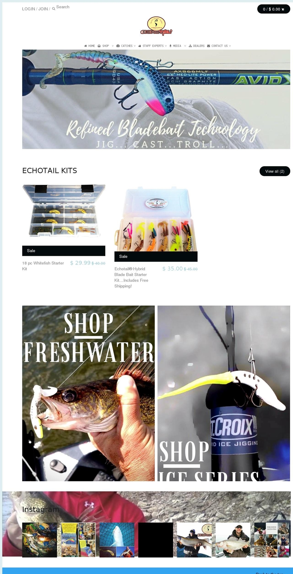 salmonjigging.com shopify website screenshot