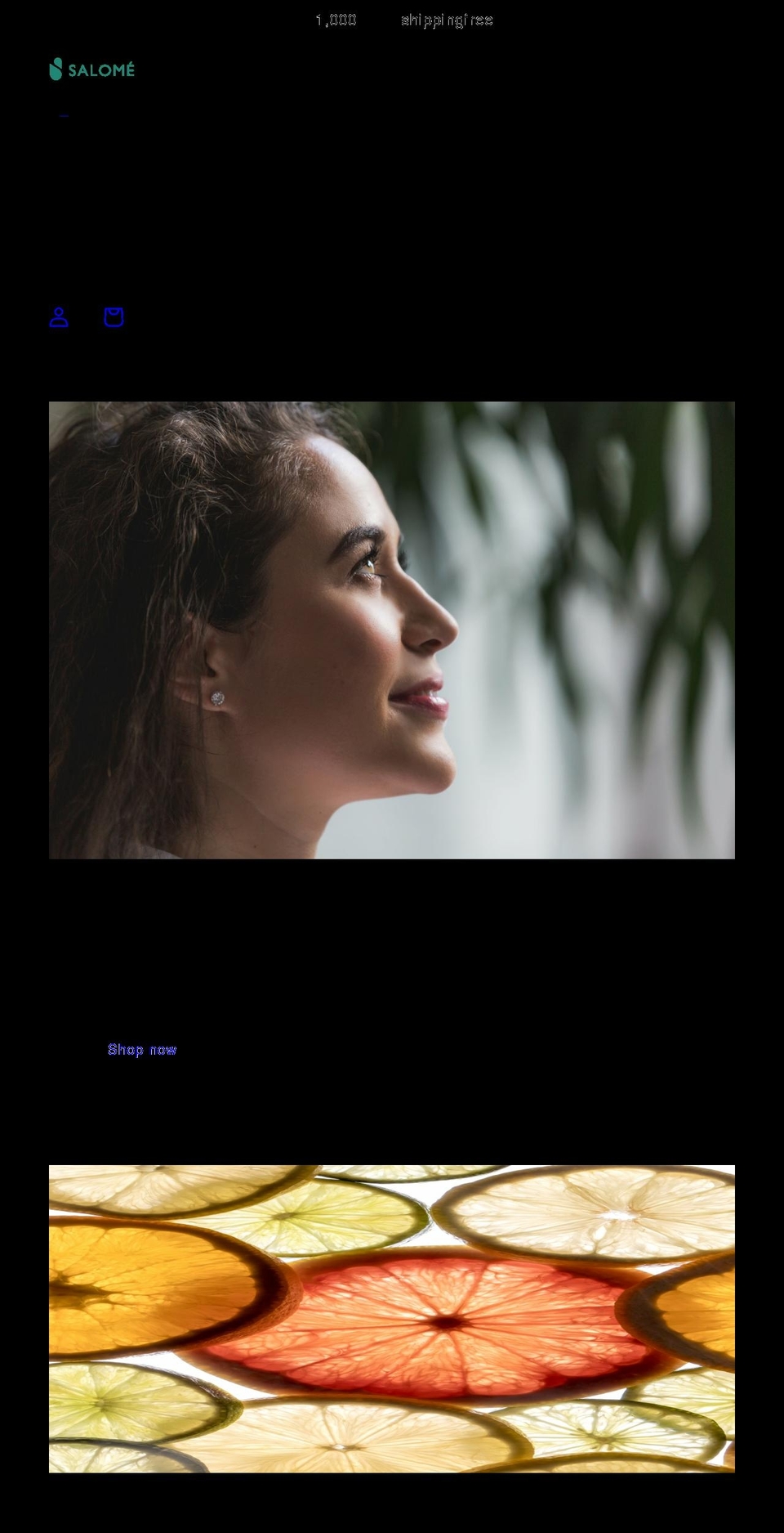 salomebeaute.com — Shopify storefront screenshot