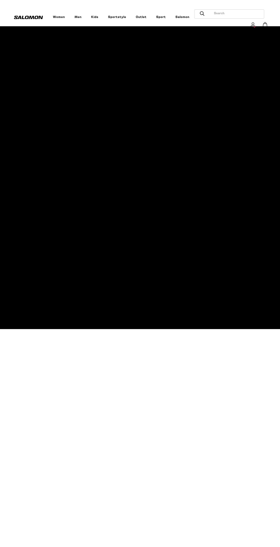 salomon.com.au shopify website screenshot
