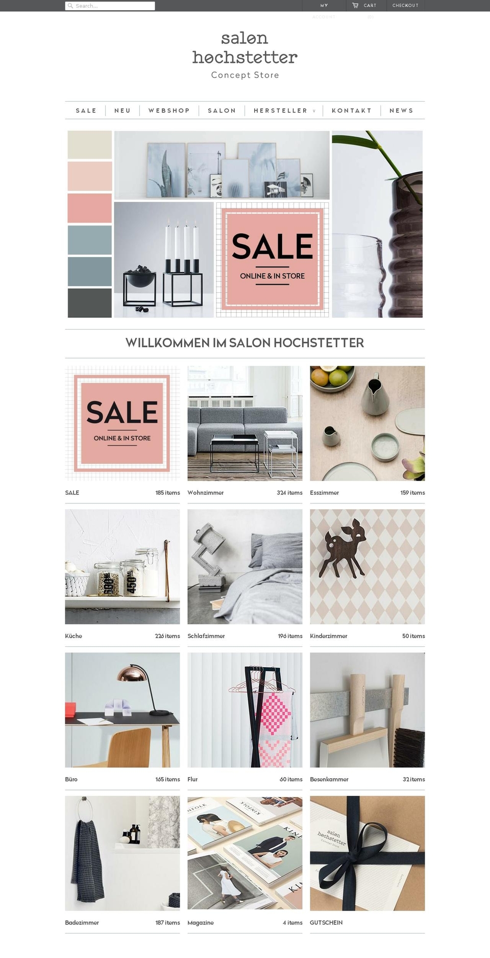 salon-hochstetter.at shopify website screenshot