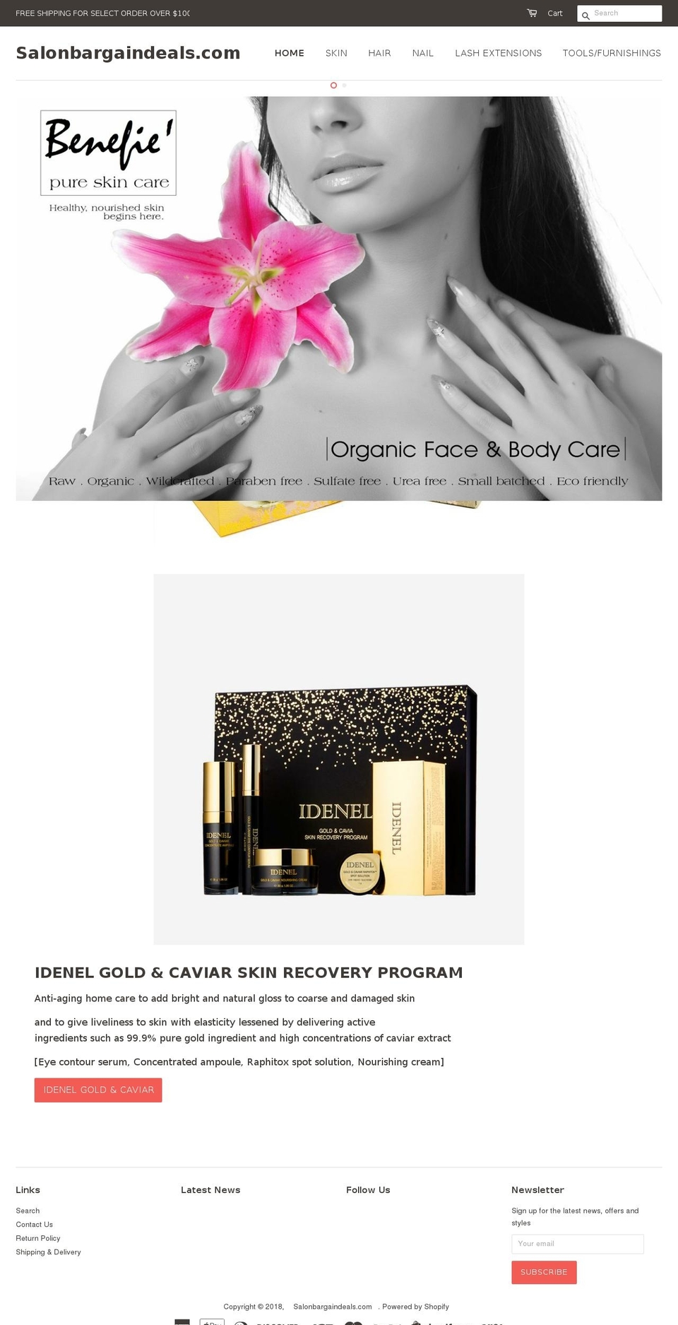 salonbargaindeals.com — Shopify storefront screenshot