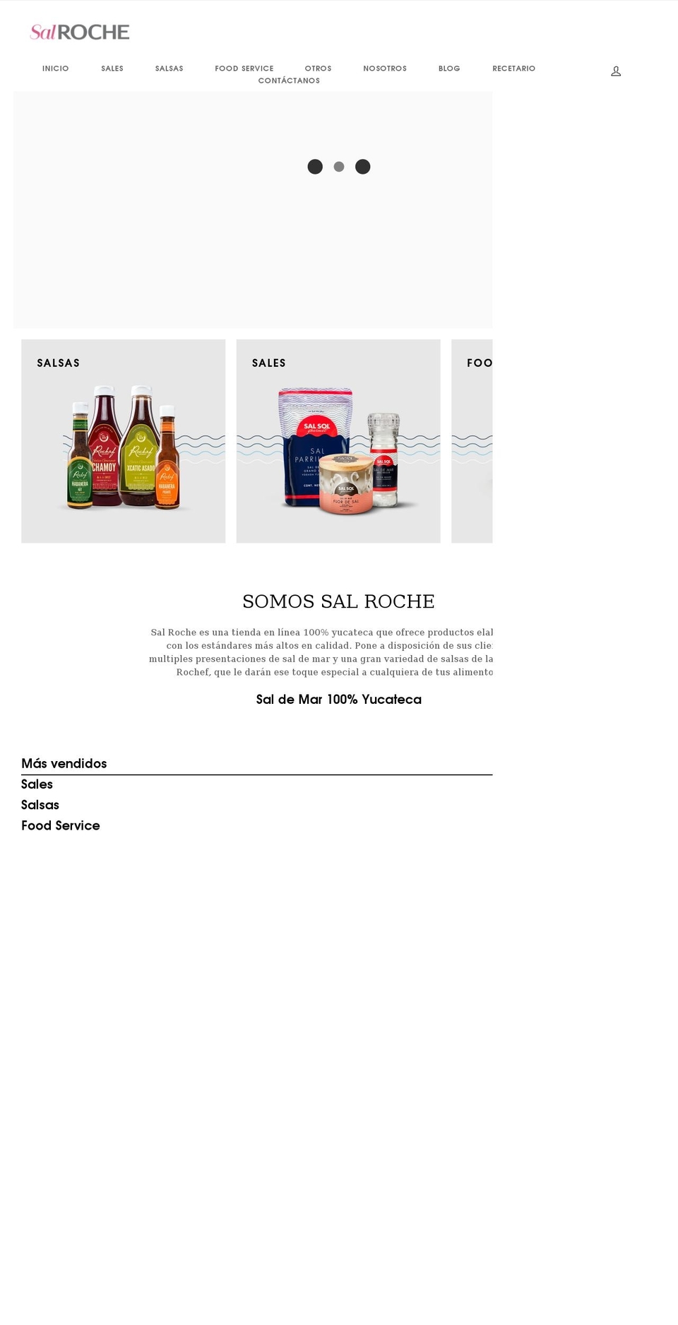 salroche.com — Shopify storefront screenshot
