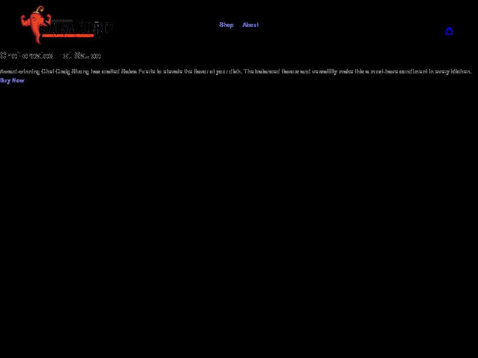 salsafuerte.net shopify website screenshot