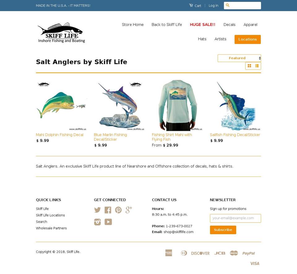Classic - MinMaxify Fix Shopify theme site example saltanglers.com