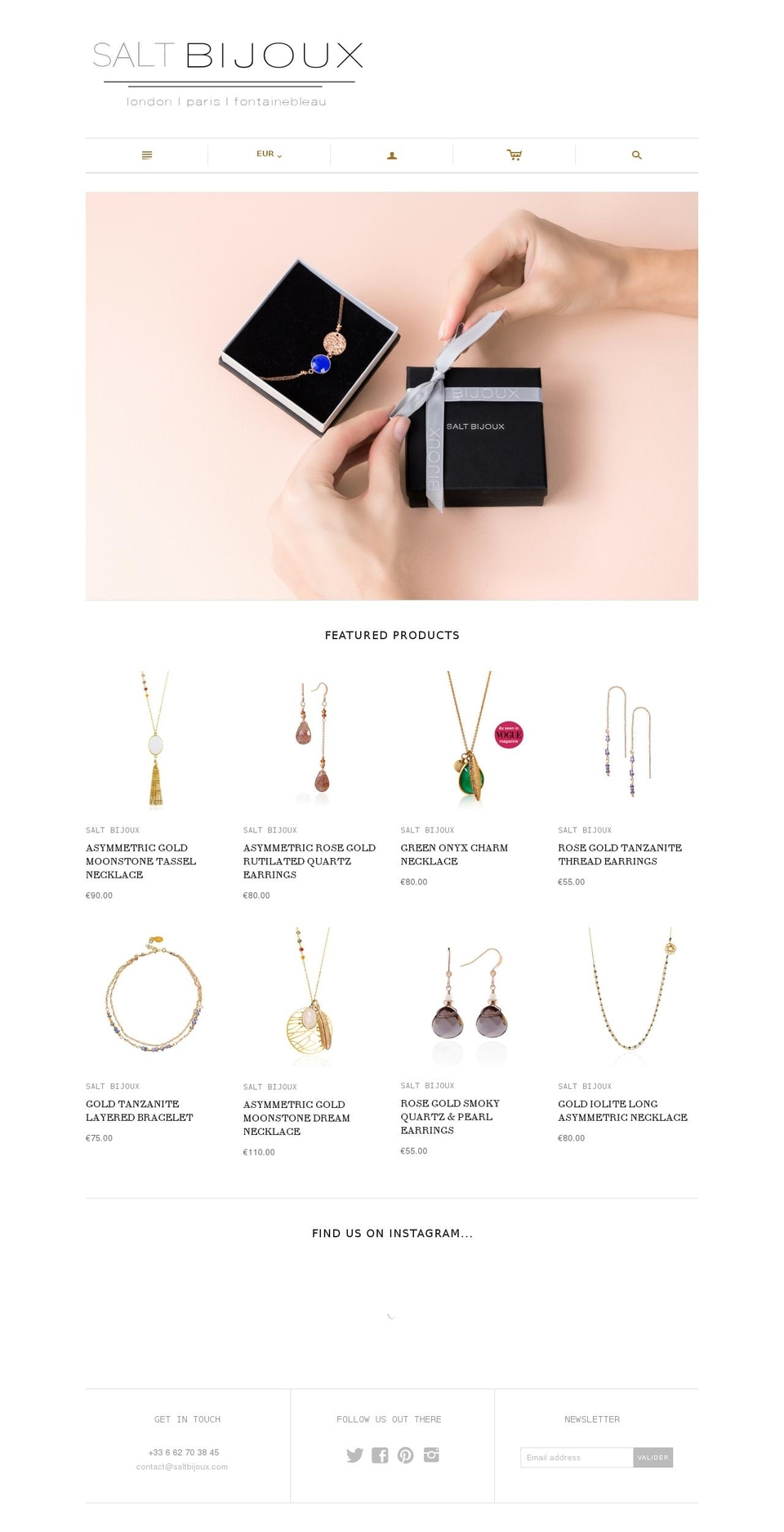 saltbijoux.com shopify website screenshot