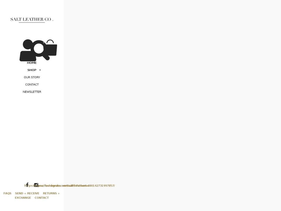 saltburleighheads.com shopify website screenshot